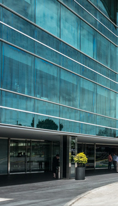edificio vidriado, portada edificios de oficina